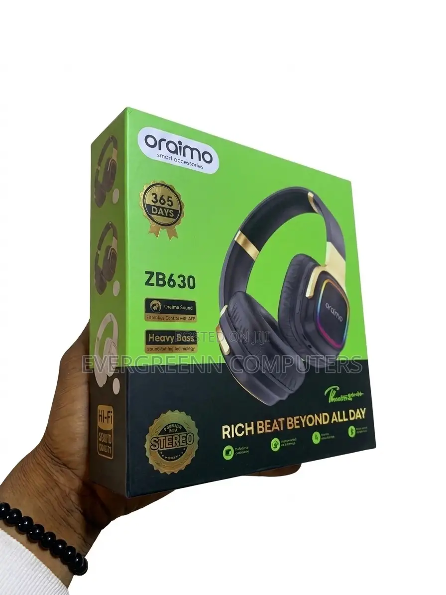 Oraimo Boompop (Zb630) Wireless Over-Ear Headphones