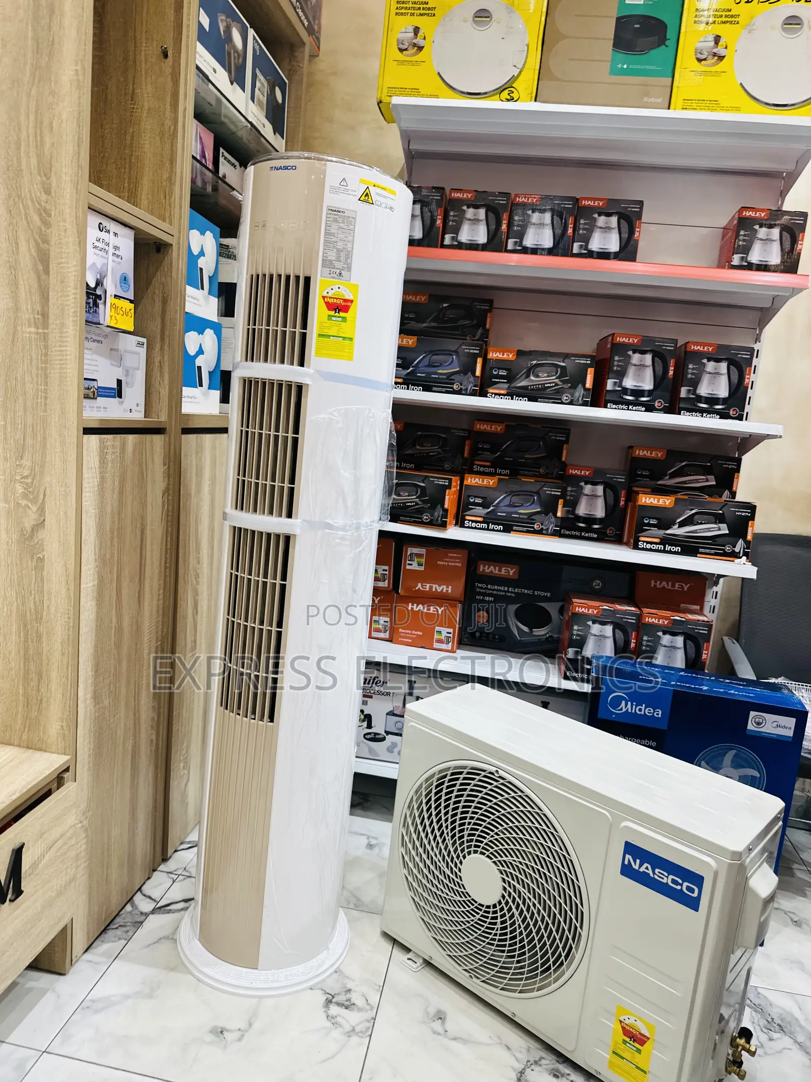 Lovely New White Floor Air Conditioner Nasco 2.0hp