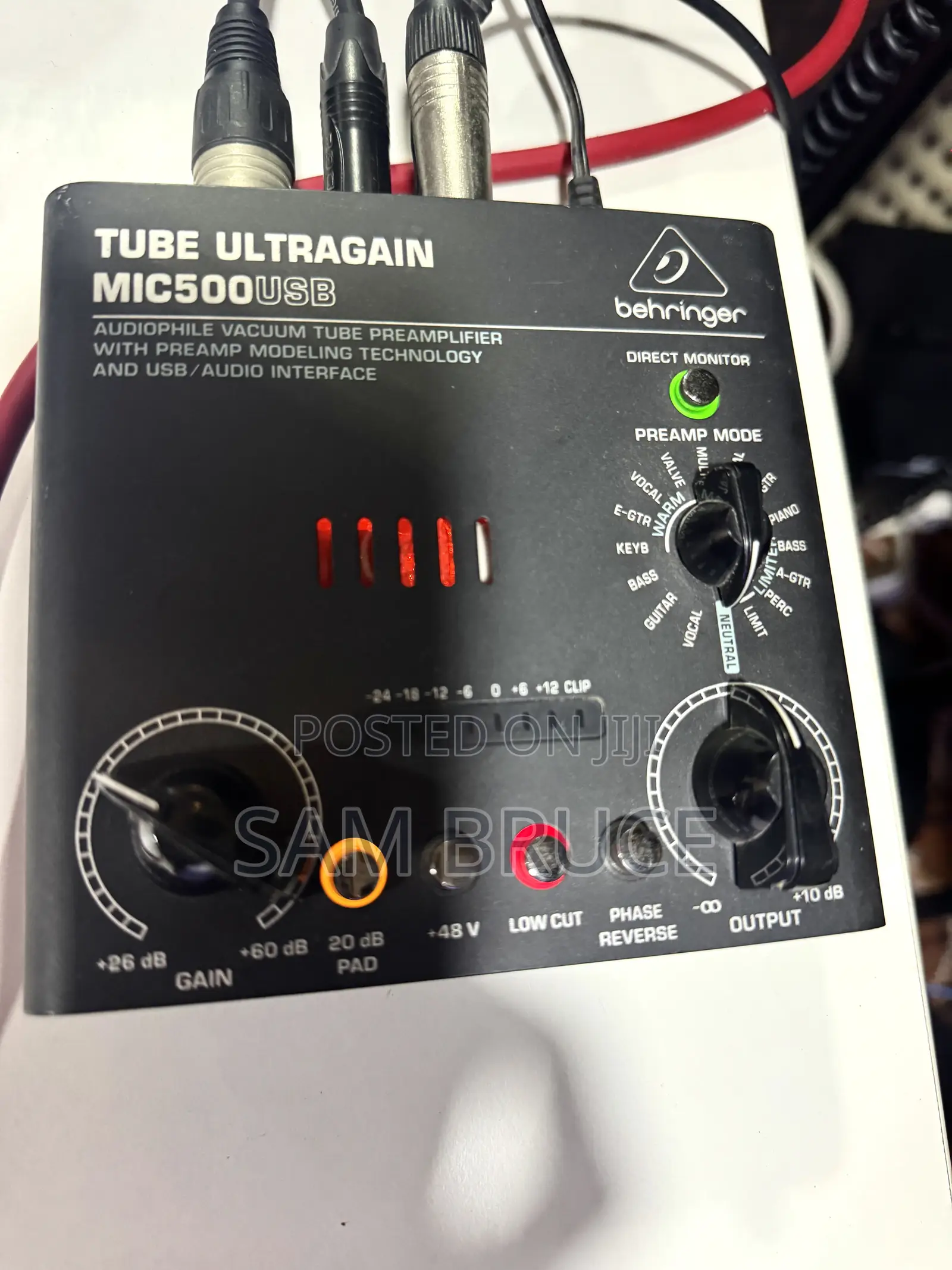 Tube Ultragain Mic500usb