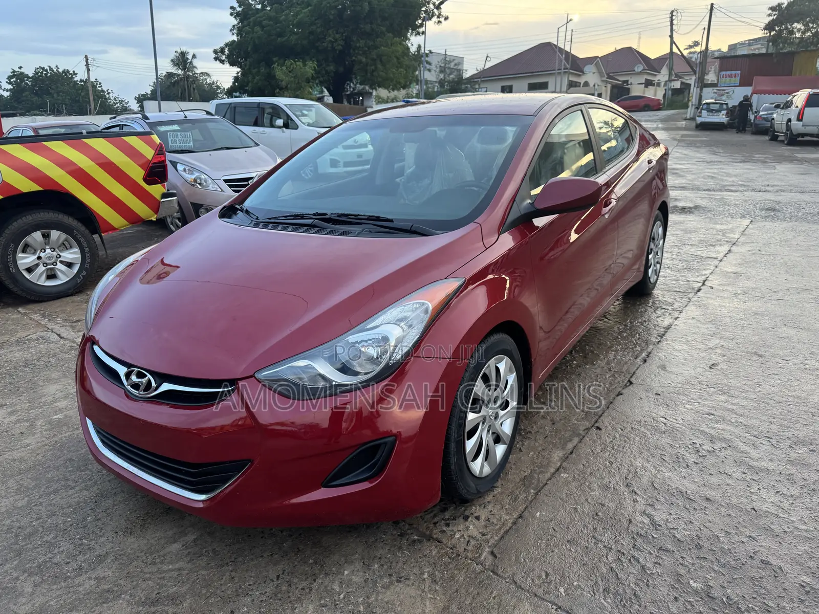Hyundai Elantra Limited 4dr Sedan (1.8L 4cyl 6A) 2014 Red