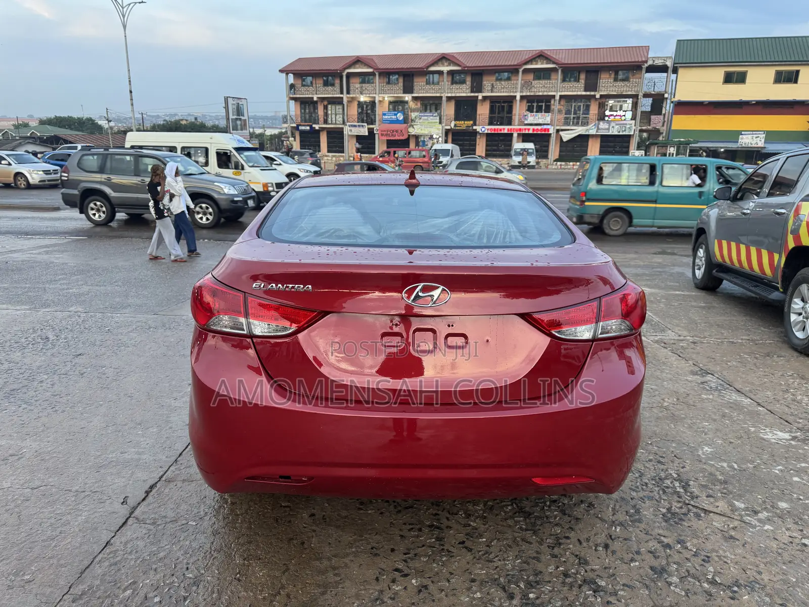 Hyundai Elantra Limited 4dr Sedan (1.8L 4cyl 6A) 2014 Red