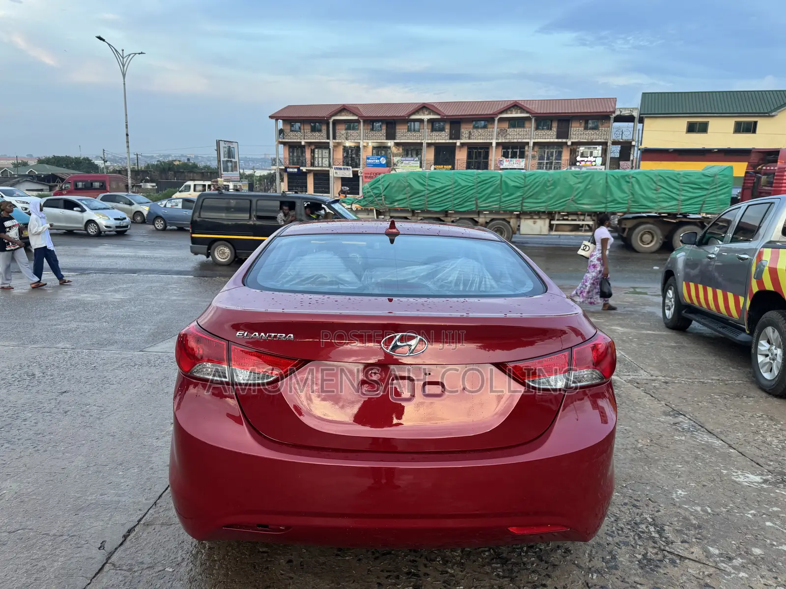 Hyundai Elantra Limited 4dr Sedan (1.8L 4cyl 6A) 2014 Red
