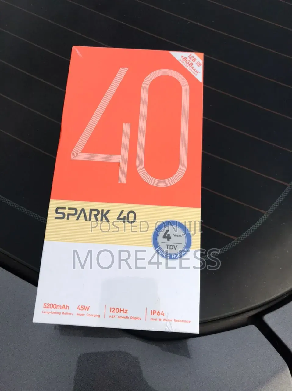 New Tecno Spark 40 256 GB Black