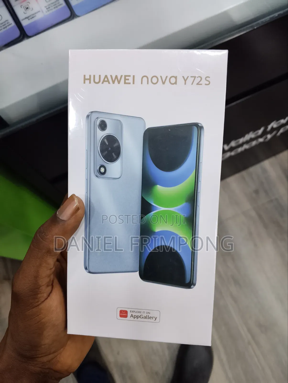New Huawei Nova Y72S 4G 128 GB Black