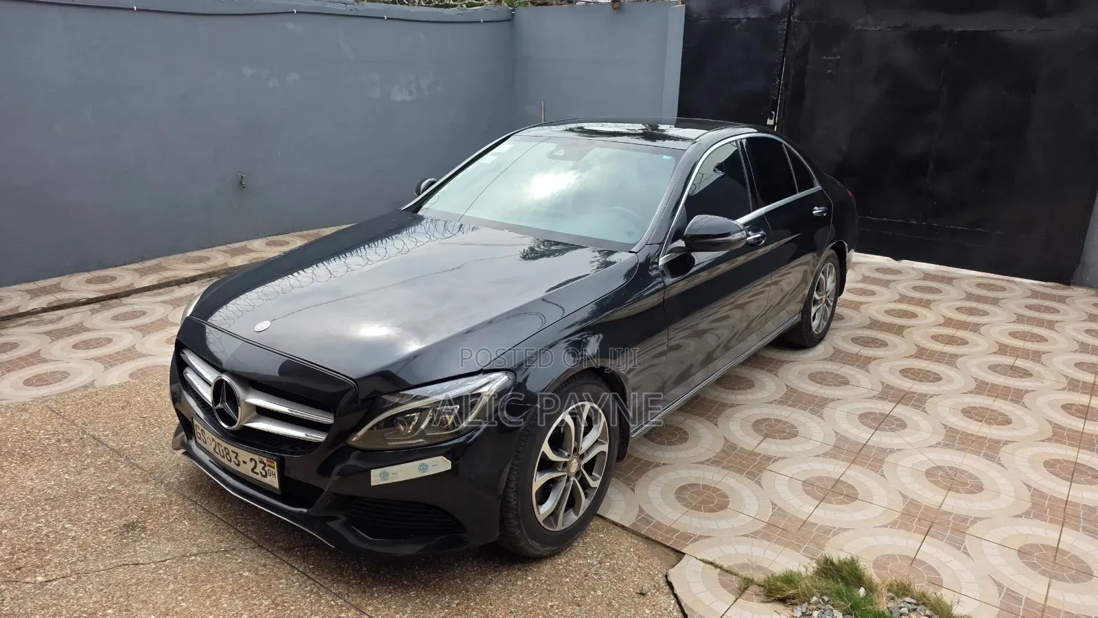 Mercedes-Benz C300 Luxury 4matic Sedan AWD (2.0L 4cyl 7A) 2017 Black