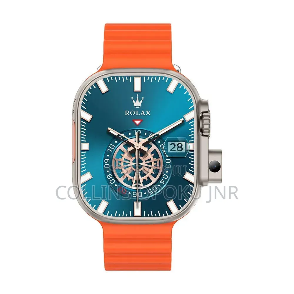 Bw9 Pro Online Edition Camera Smart Watch With Sim Slot - Orange
