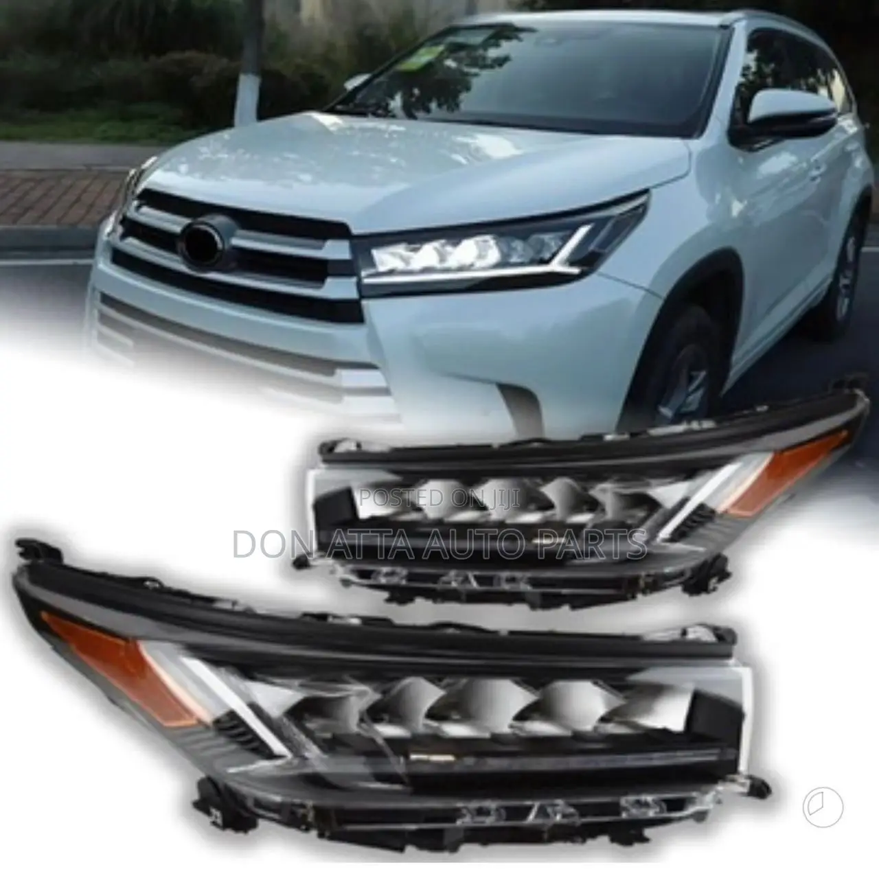 Toyota Highlander 2018 Spec Headlights