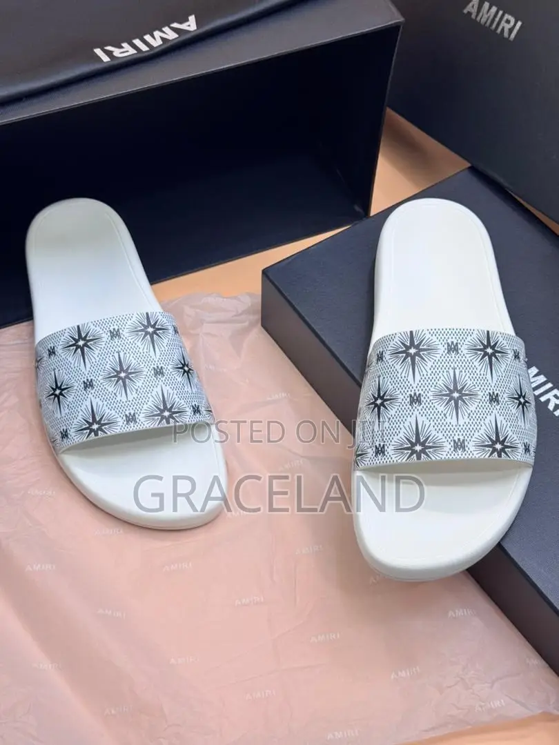 This Is Original Amiri Sports Wear Slippers for Men Alone