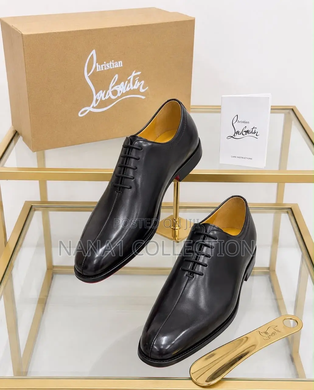 Christain Louboutin Formal Dress Shoes “Black Brown”