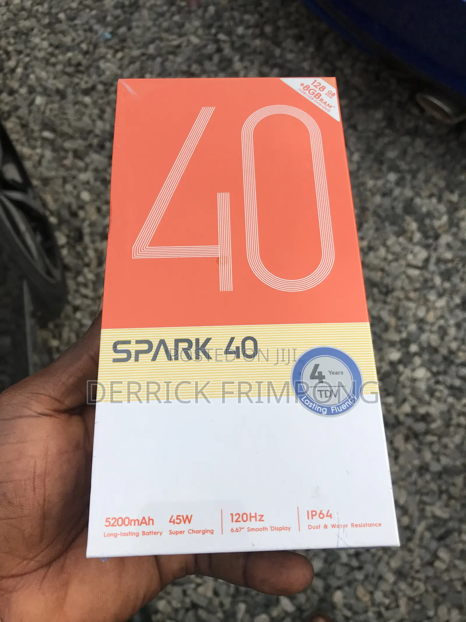 New Tecno Spark 40 128 GB Blue