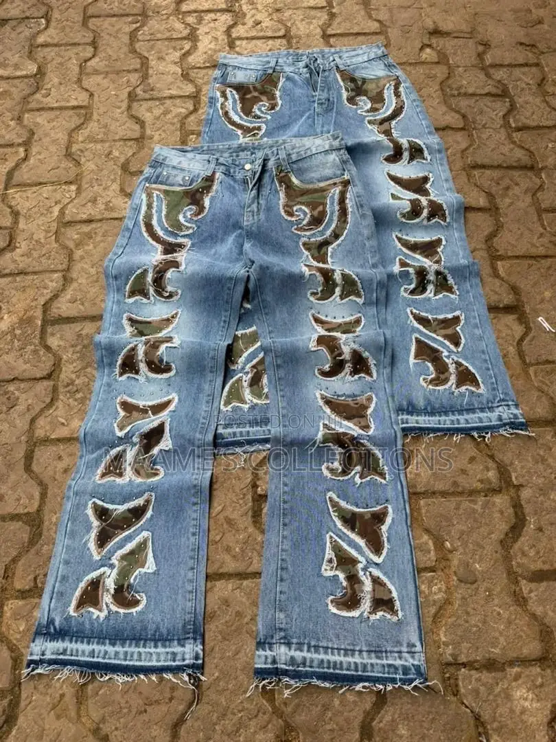 Men’S Light Wash Baggy Jeans