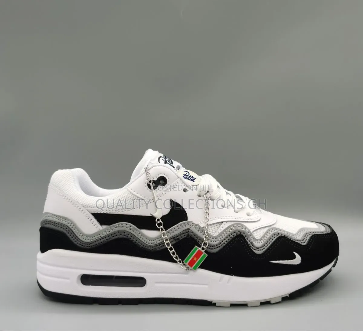 Nike Airmax 1 Patta Black Grey