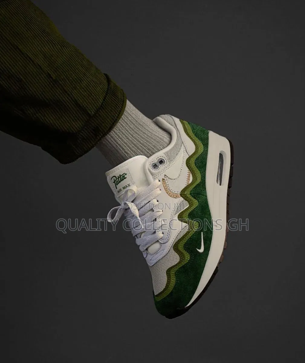 Nike Airmax 1 Patta Waves Lucky Green