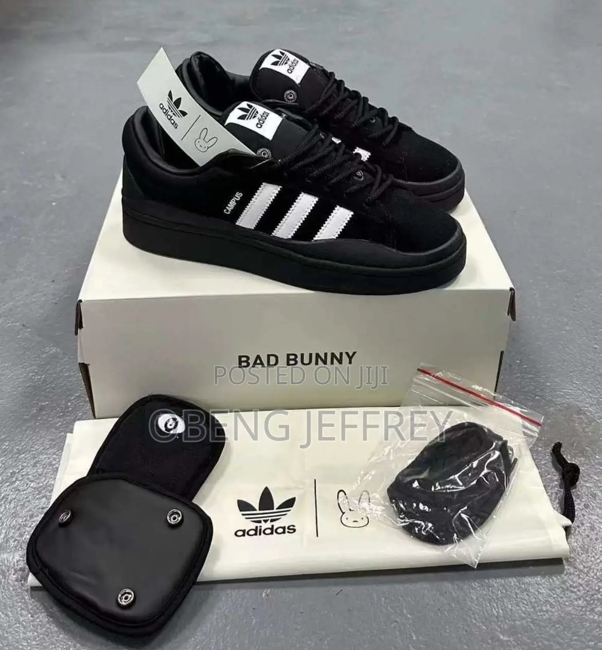 Original Adidas Bad Bunny Campus Black