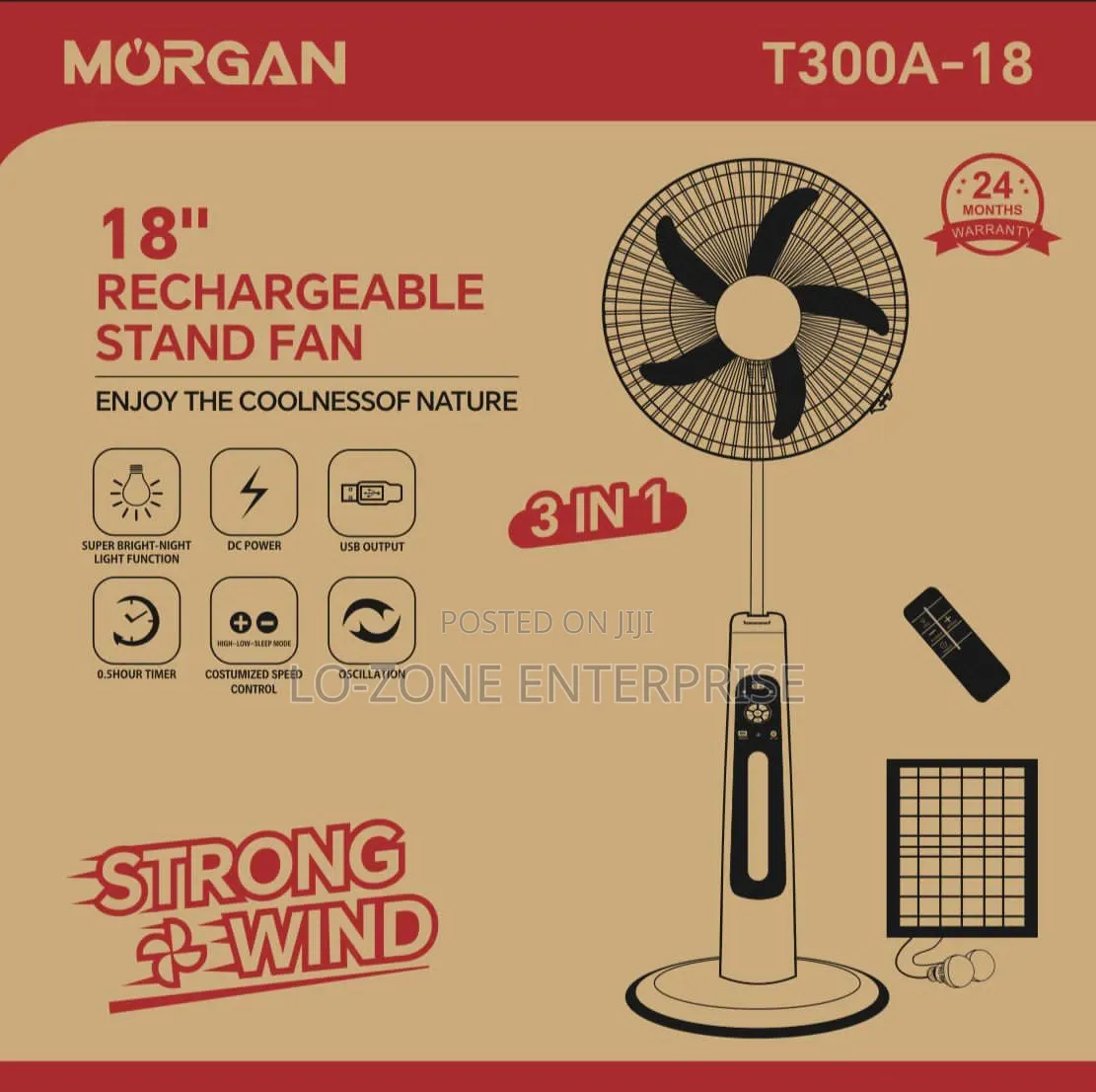 Morgan Solar Fan