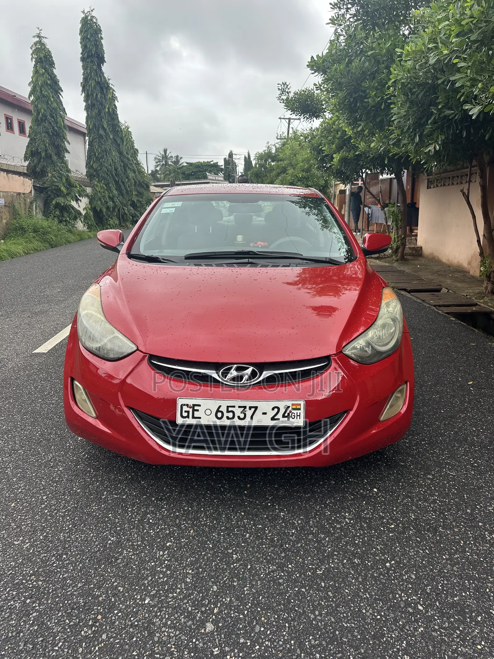Hyundai Elantra GLS Sedan FWD (1.8L 4cyl 6M) 2013 Red