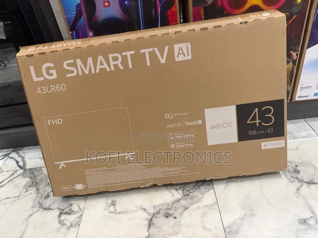 Lg 43” Smart Tv With Ai Features Modern Home Entertainment