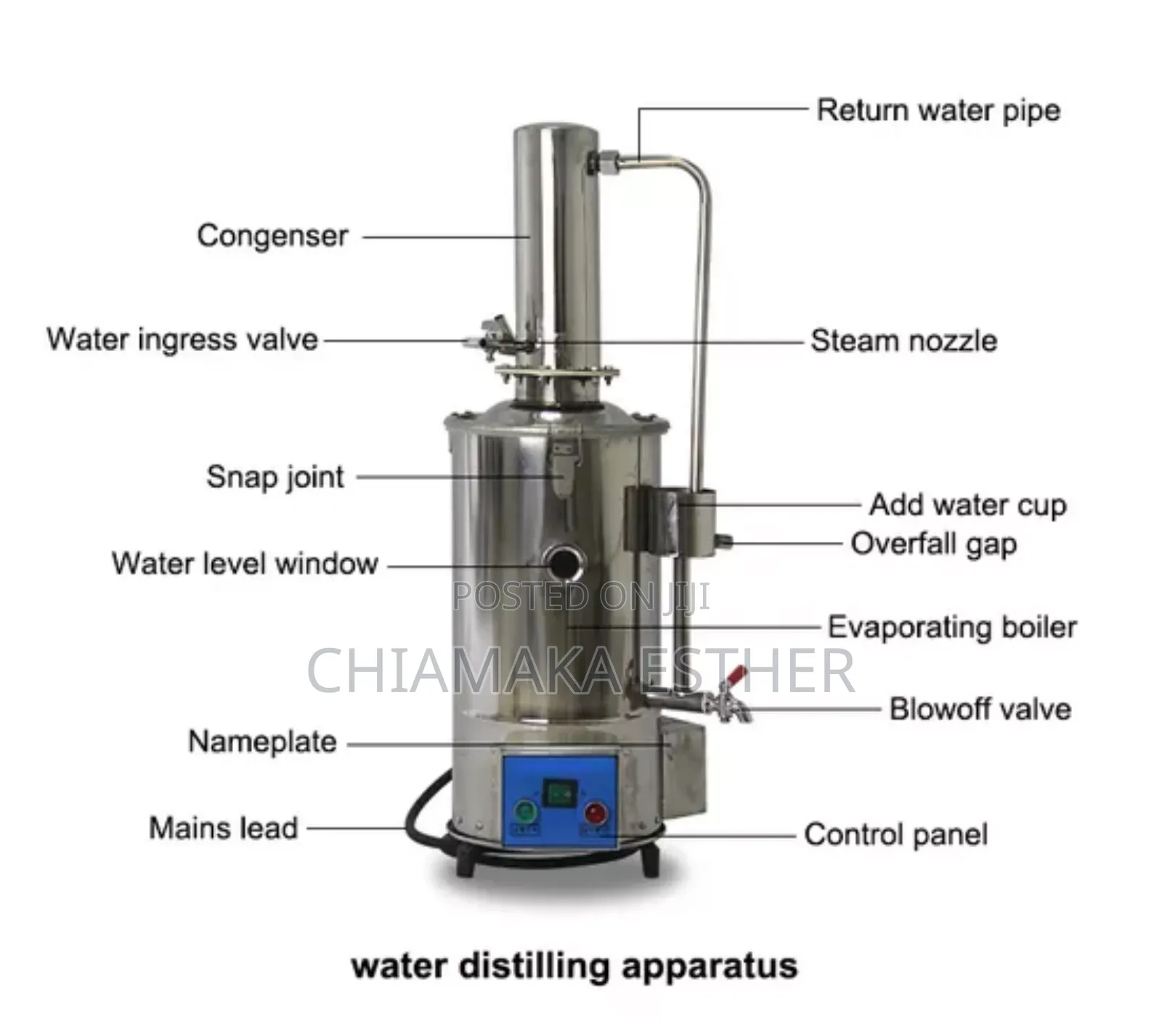 Water Distiller 20ltrs