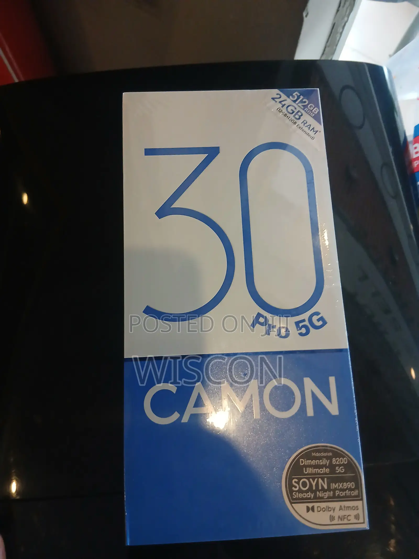 New Tecno Camon 30 Pro 5G 512 GB Black