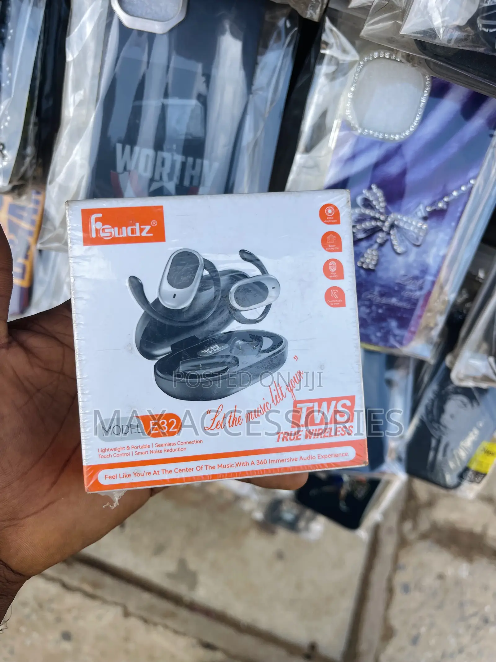 Fsudz E32 TWS Ear Hook Earbuds