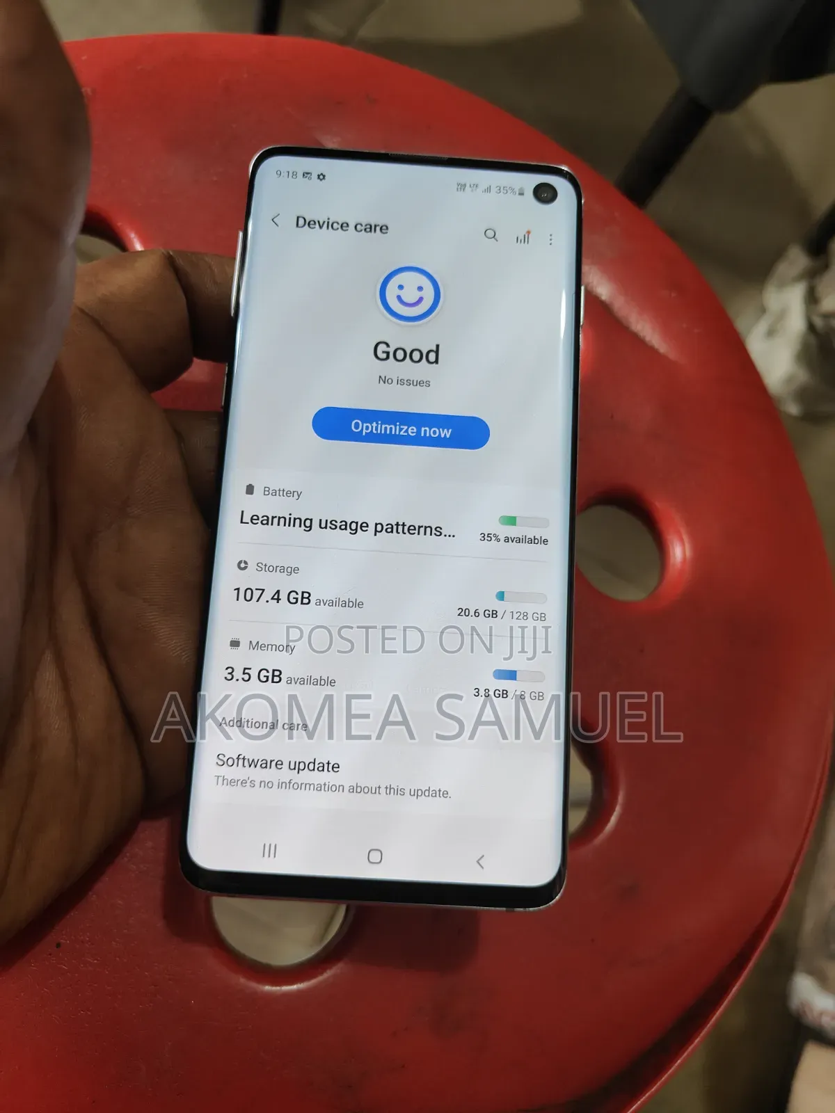 Samsung Galaxy S10 128 GB Blue