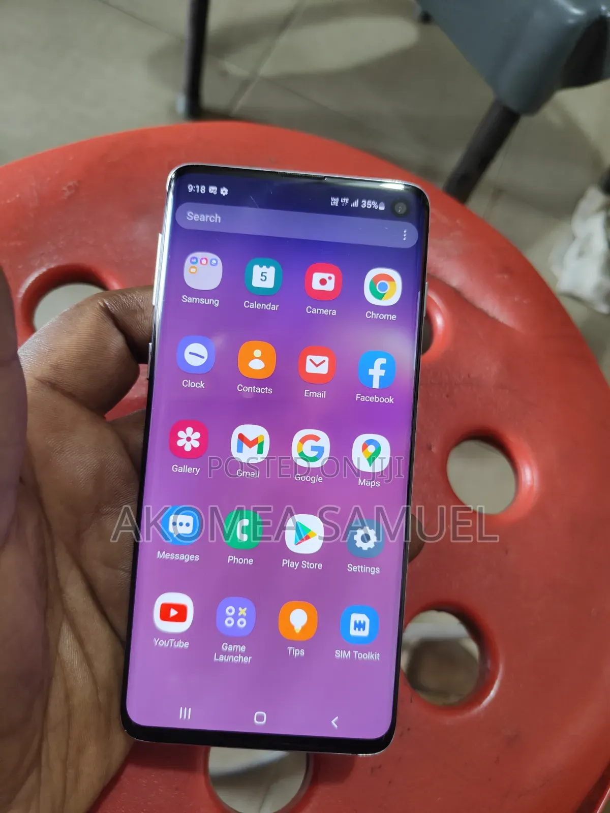 Samsung Galaxy S10 128 GB Blue