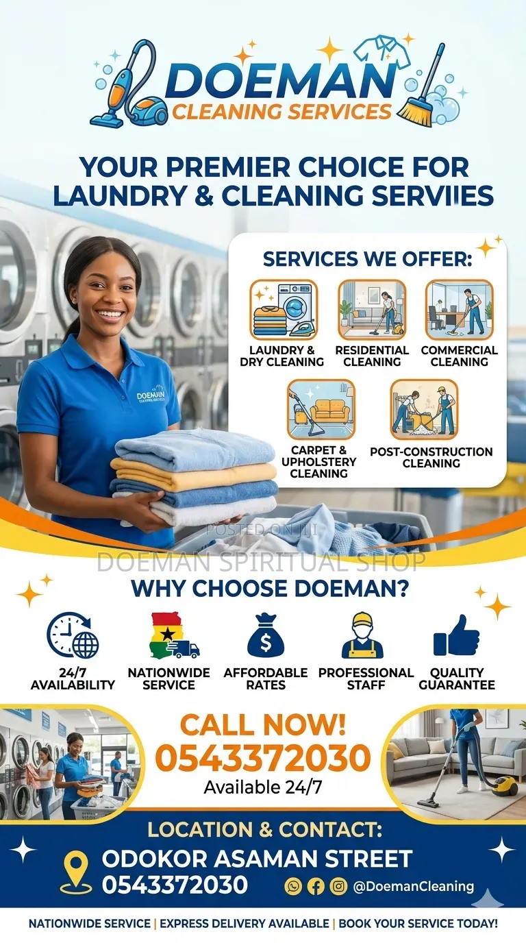 Cleaning and Laundry Service