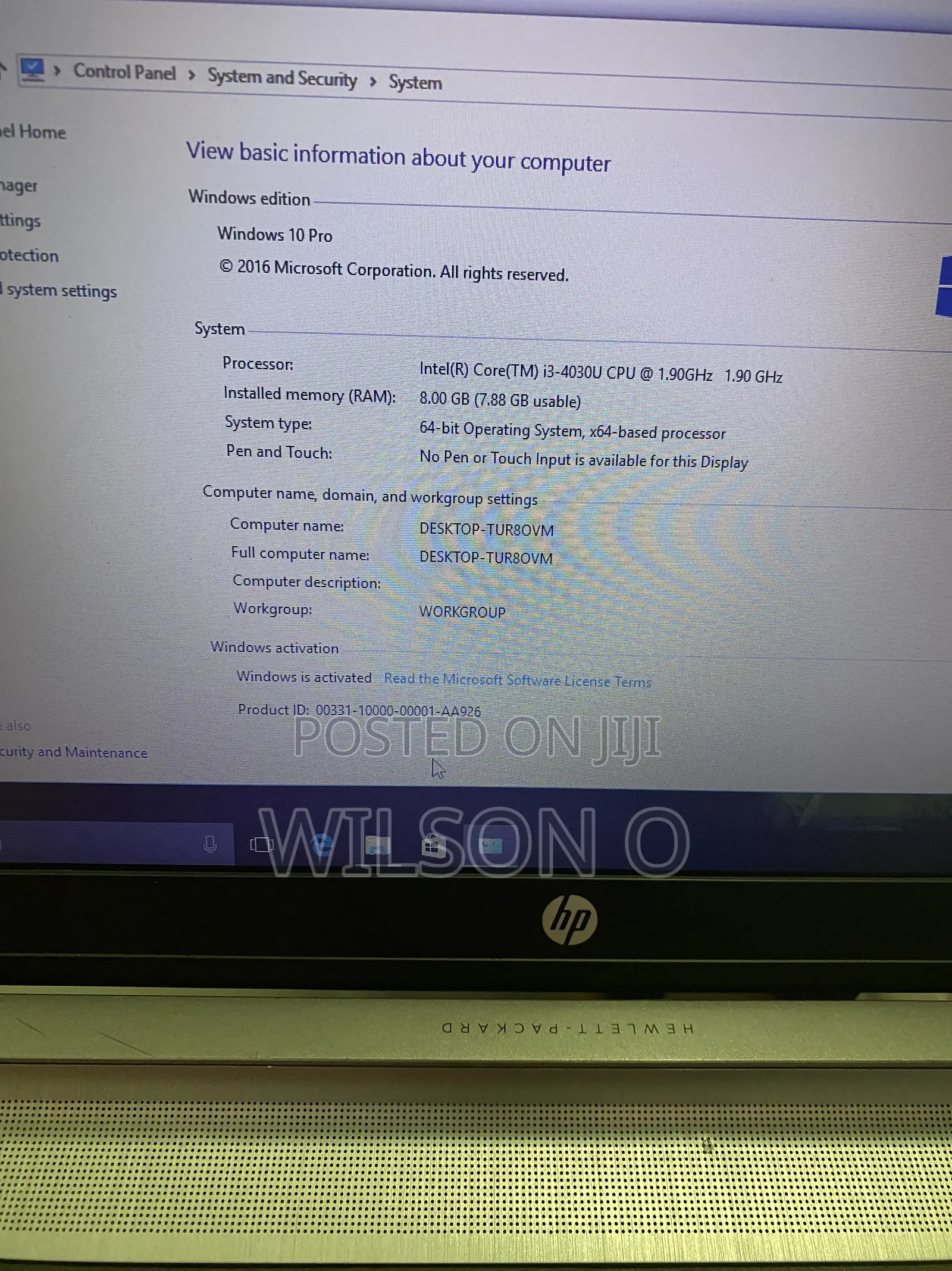 Laptop HP ProBook 440 8GB Intel Core i3 SSD 128GB