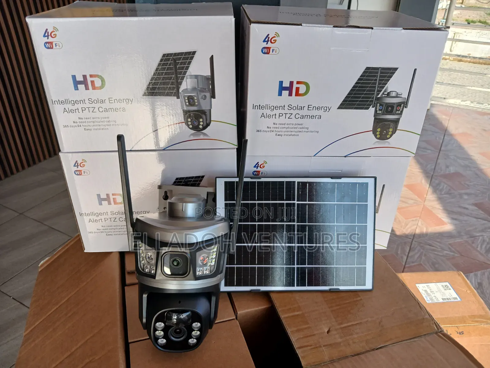 4g (Sim Card) 6mp Solar Cameras