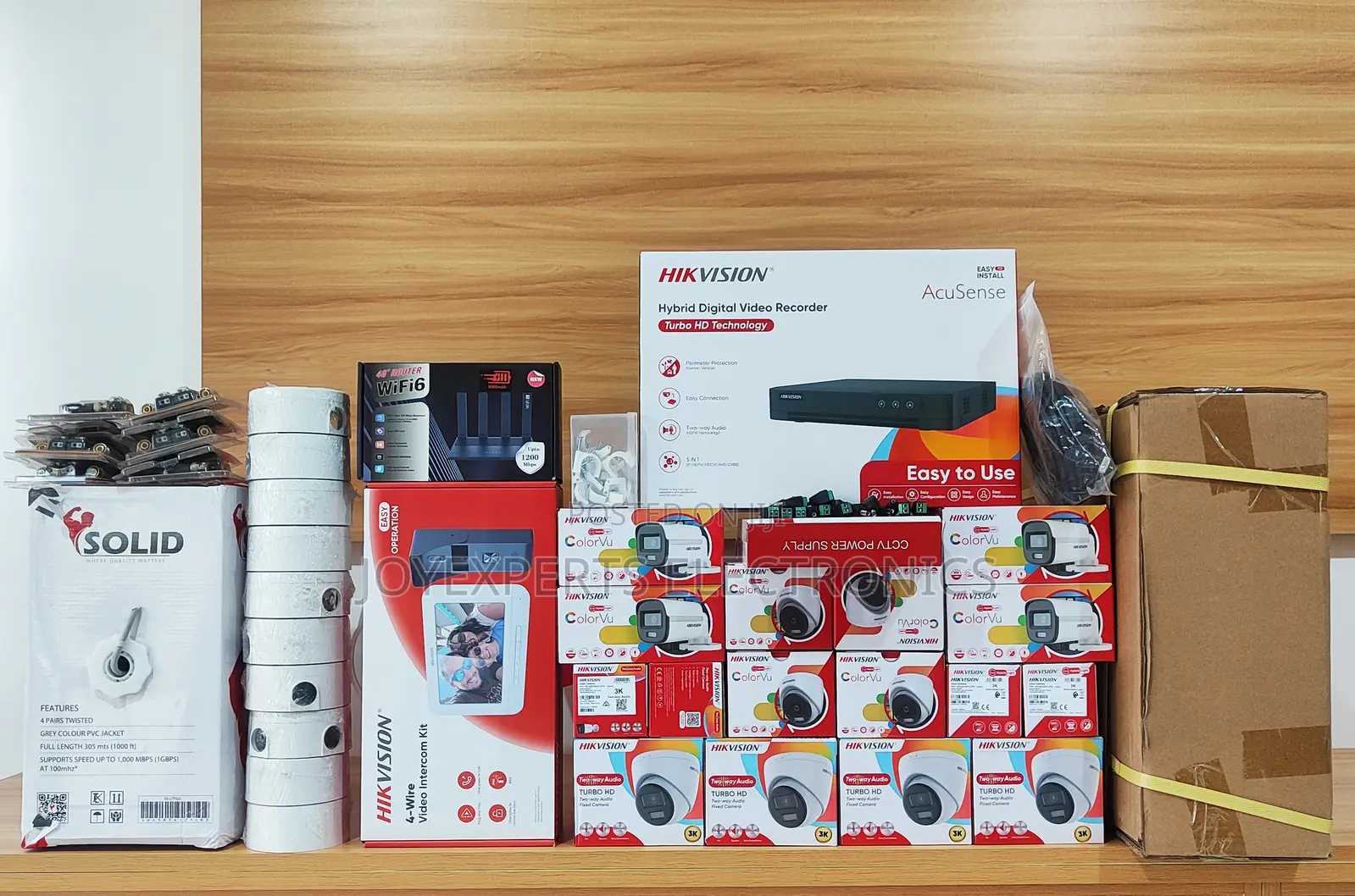 Complete 16-Camera CCTV Security System Video Intercom Bundle