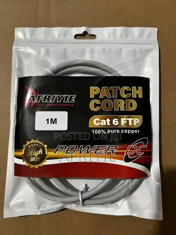 1m FTP Cat.6 Patch Cable -Grey