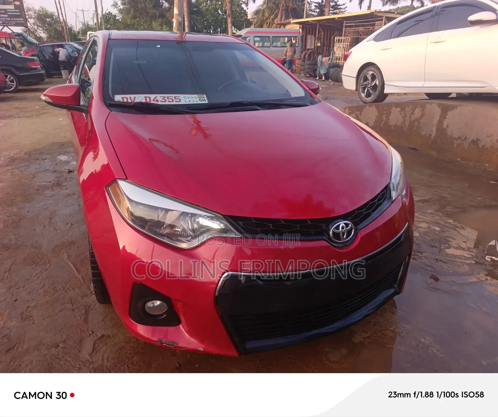 Toyota Corolla L 4dr Sedan (1.8L 4cyl 4A) 2015 Red
