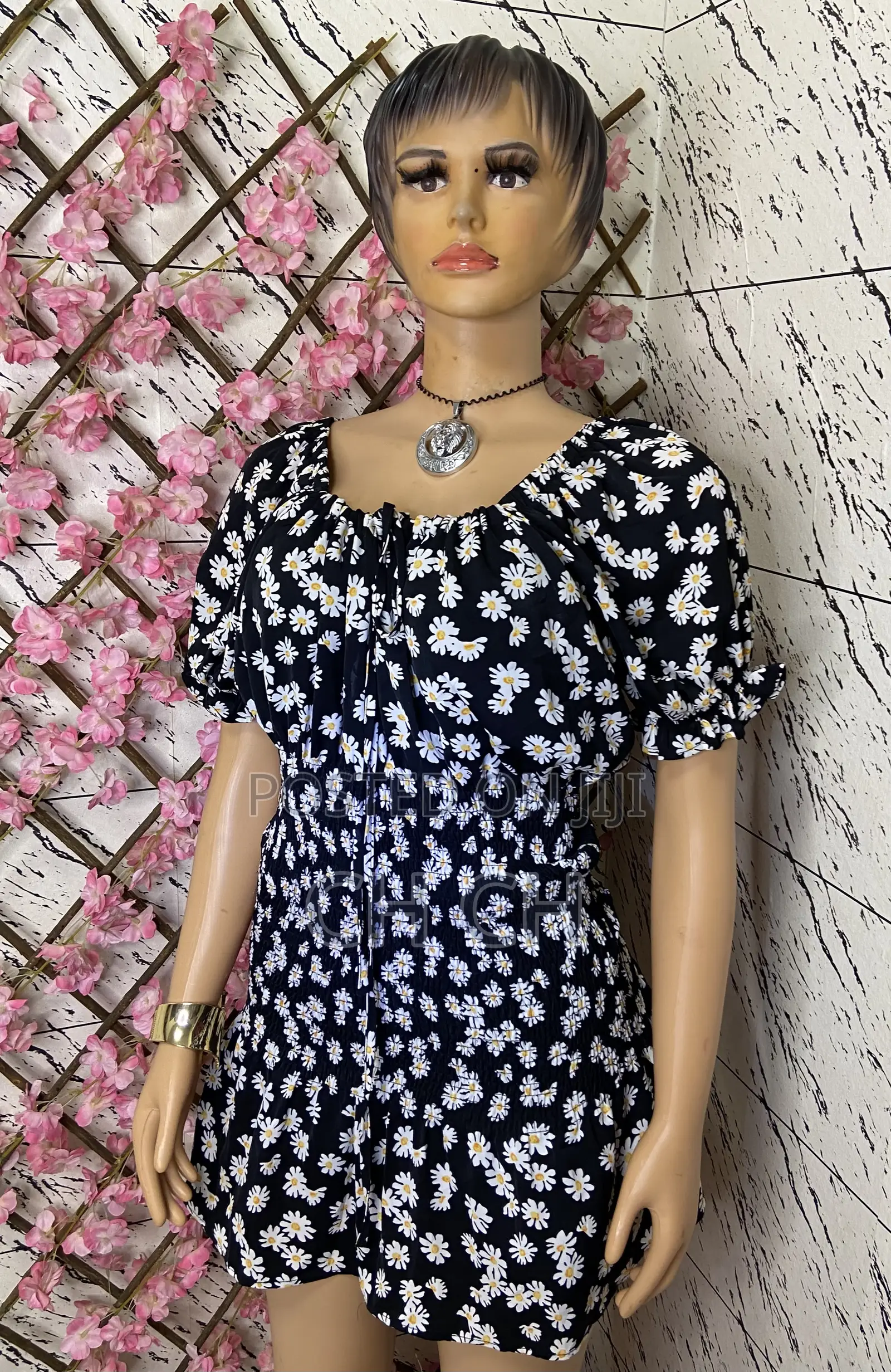 New Beautiful Ladies Daisy Floral Print Dress