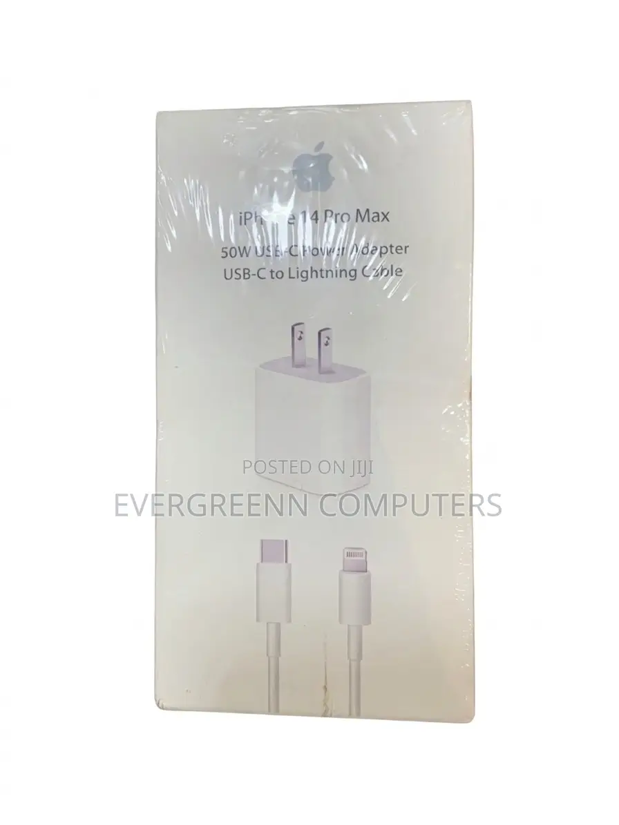 Premium iPhone 14 Pro Max Charging Combo (50w Power Adapter +M