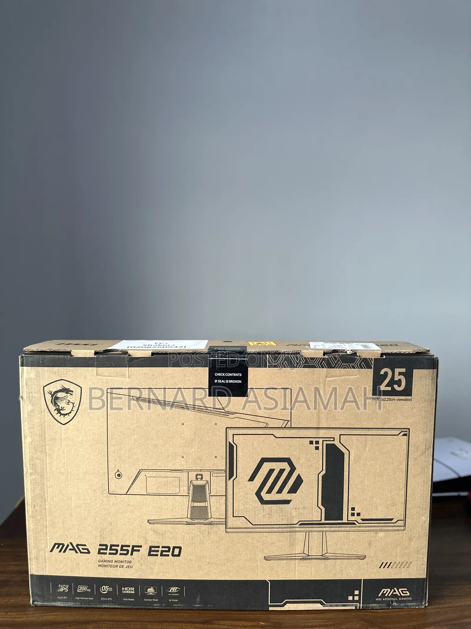 Msi Mag 255f E20 Gaming Monitor