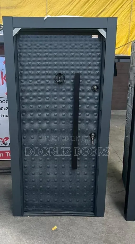 Black Turkey Double Lock Security Door One and Half