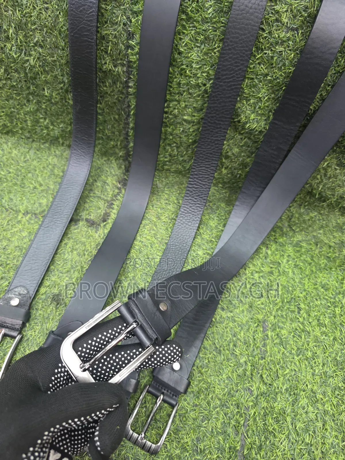 First Selection Genuine Leather Belts (Uk Used, Black)