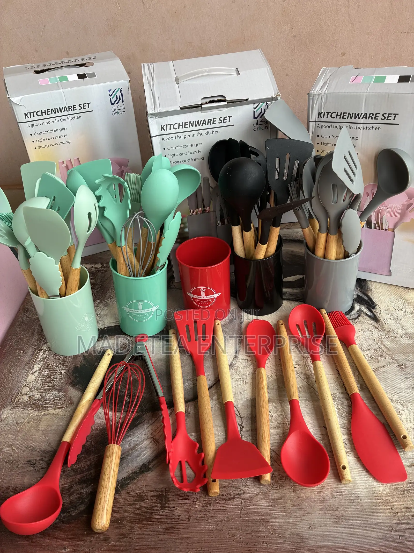Premium 12-Piece Silicone Kitchen Utensil Set