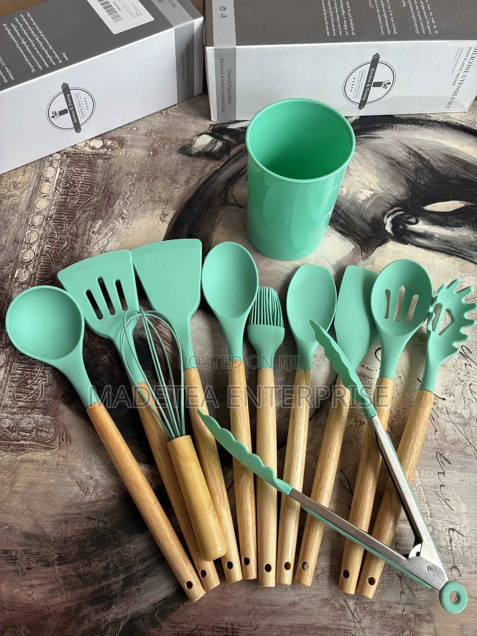 Premium 12-Piece Silicone Kitchen Utensil Set