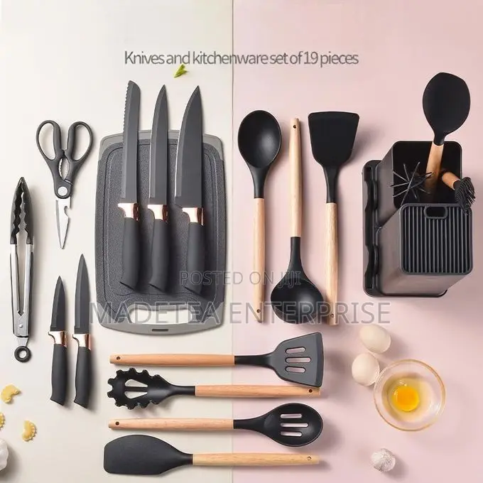 Premium 19-Piece Silicone Kitchen Utensil Set