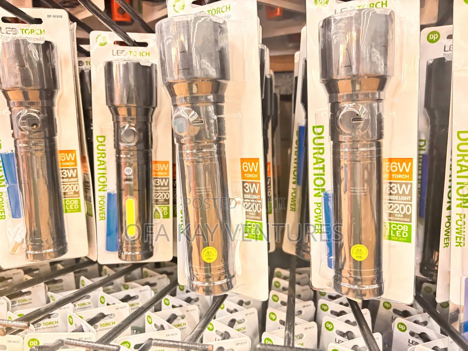 Long Led Portable Torch Rechargeable