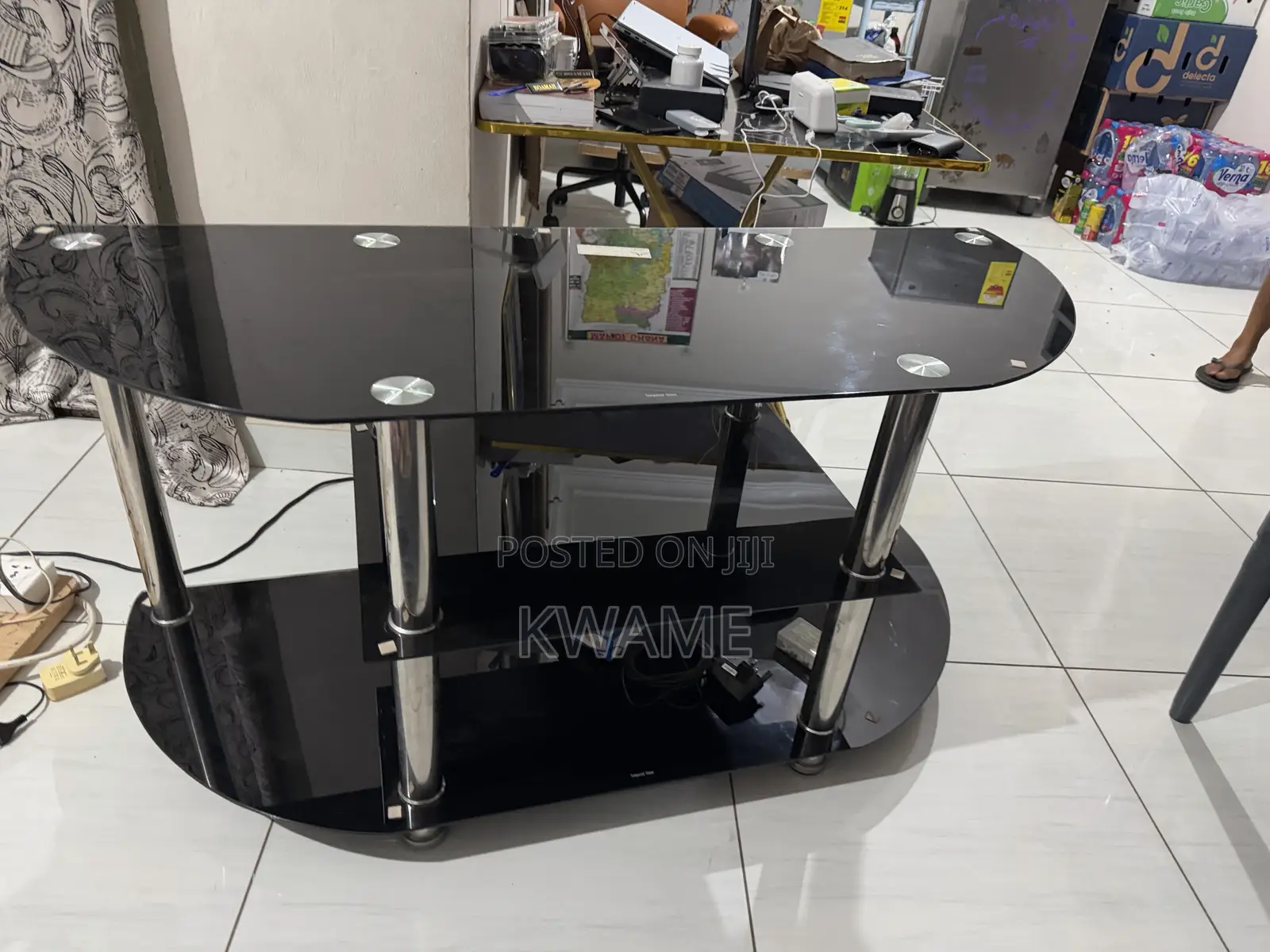 Tv Stand (Metal) for Up to 55” Tv