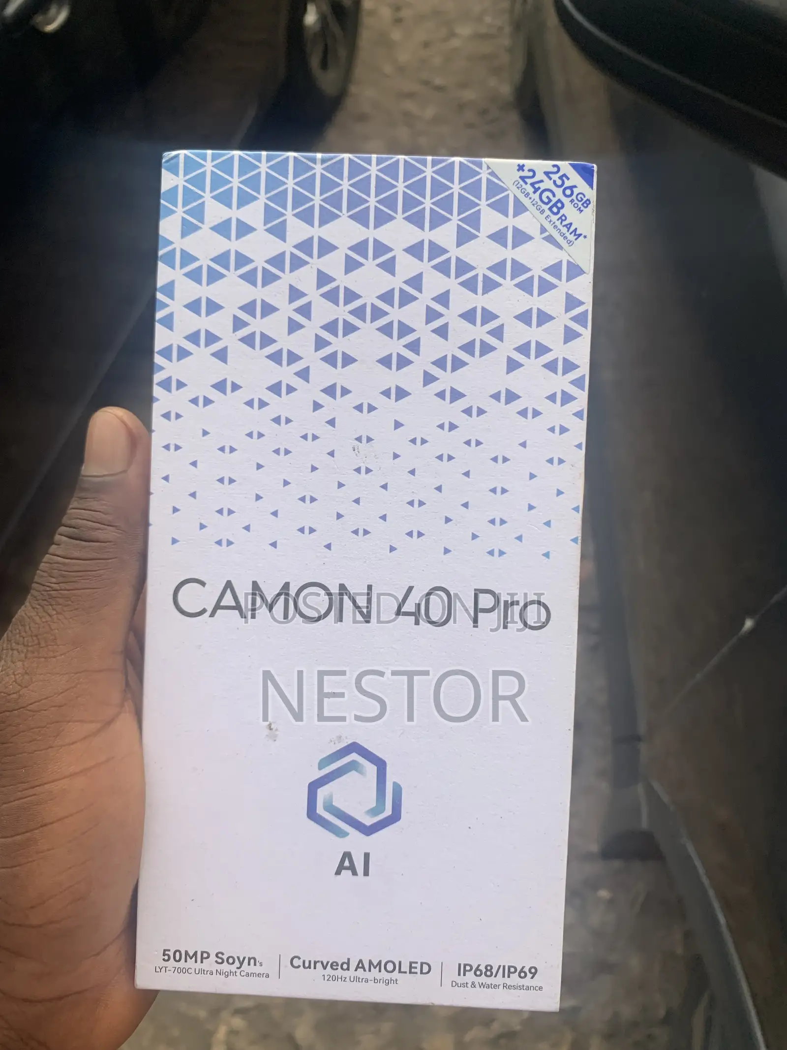 New Tecno Camon 40 Pro 5G 256 GB Black
