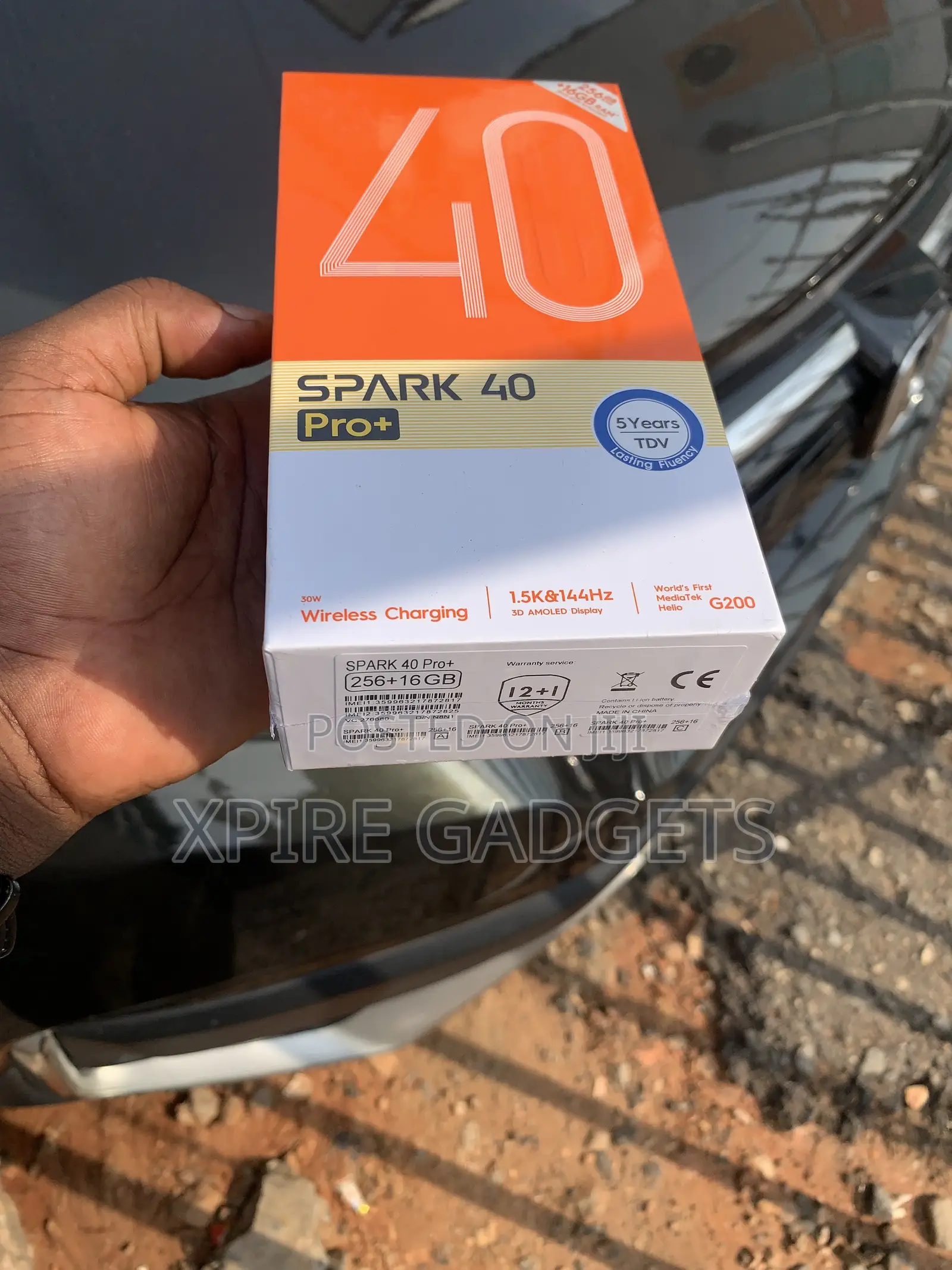 New Tecno Spark 40 Pro+ 256 GB Blue