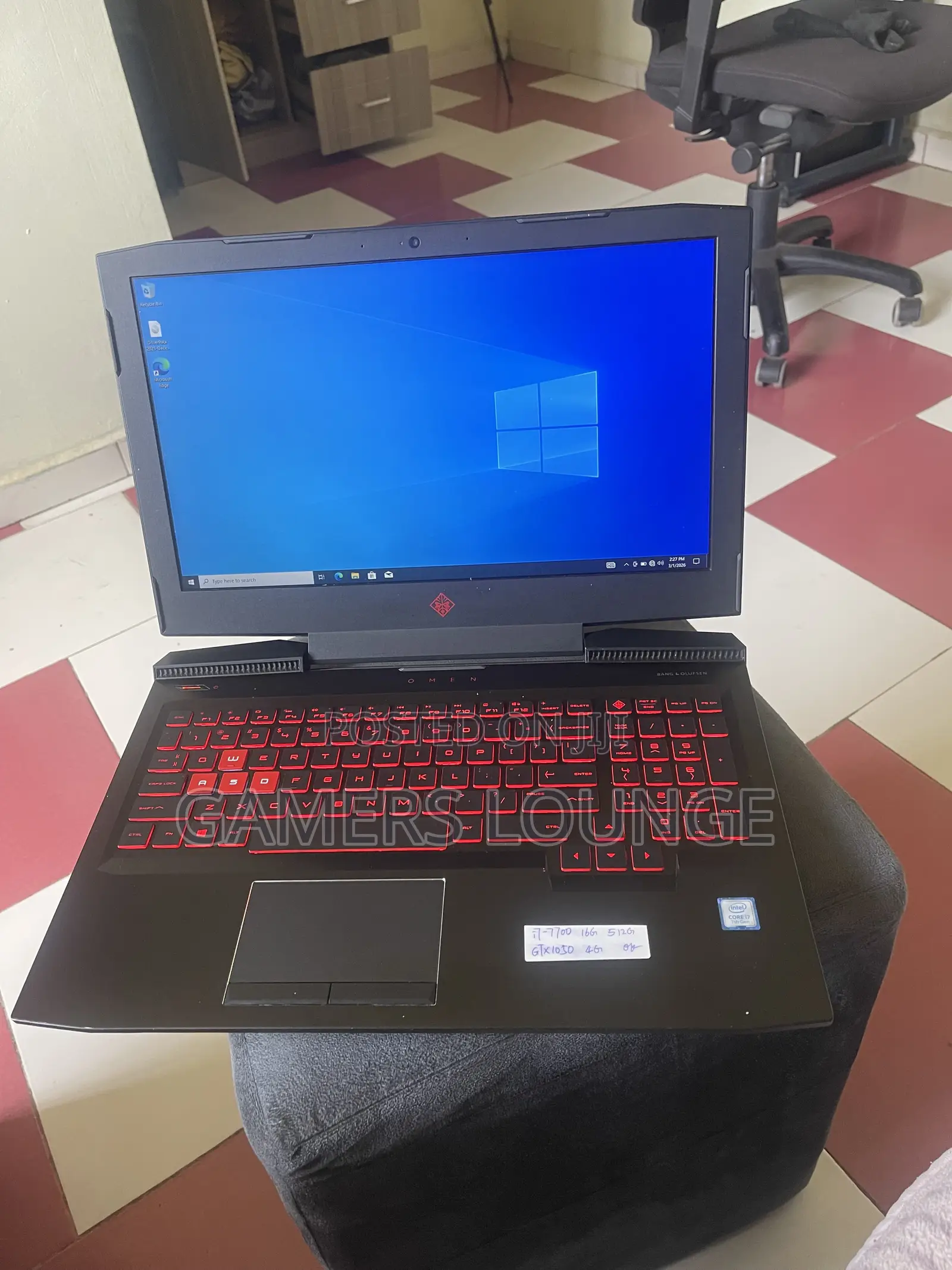 Laptop HP Omen 15 16GB Nvidia SSD 512GB