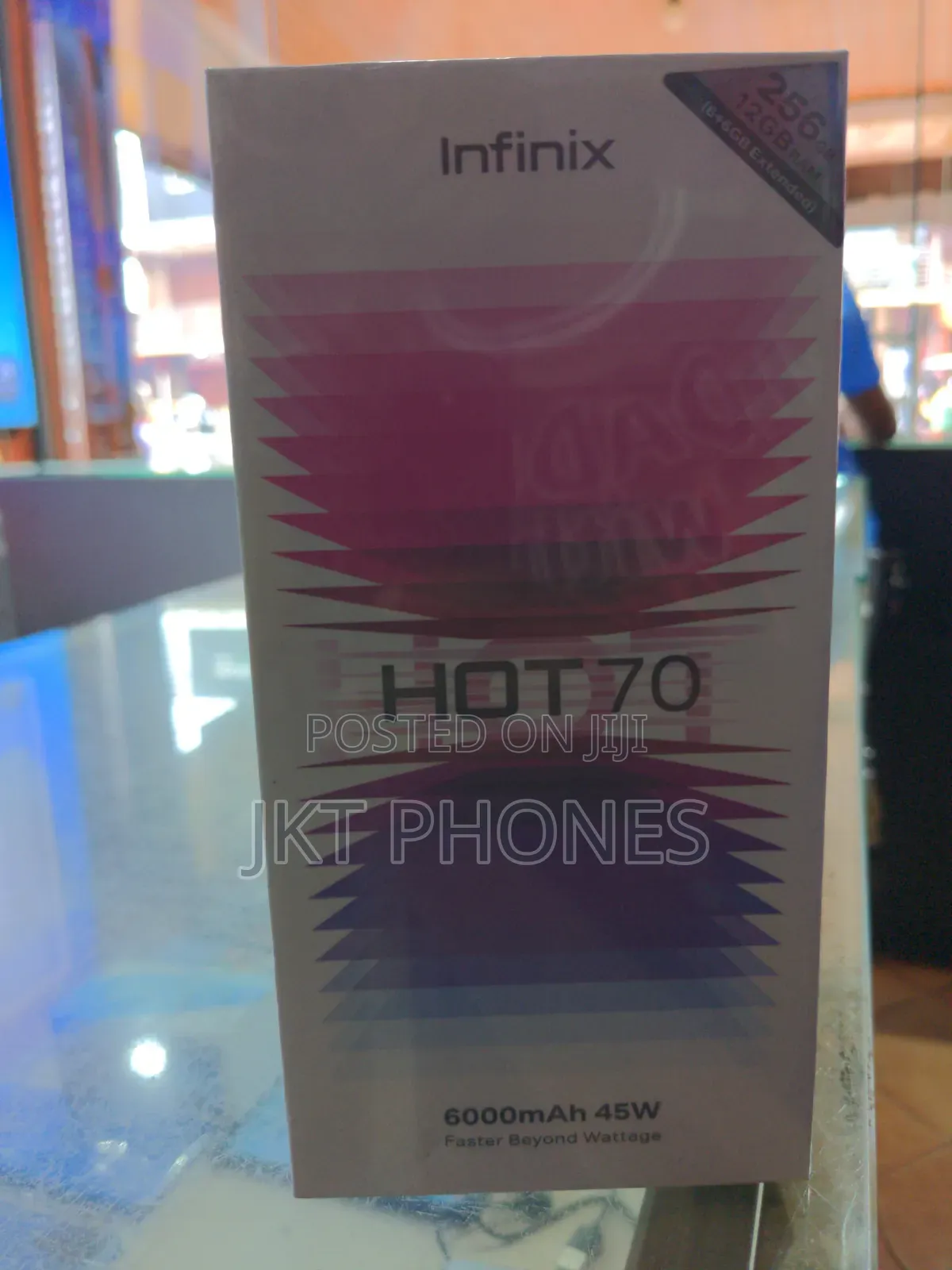 New Infinix Hot 70 256 GB Purple