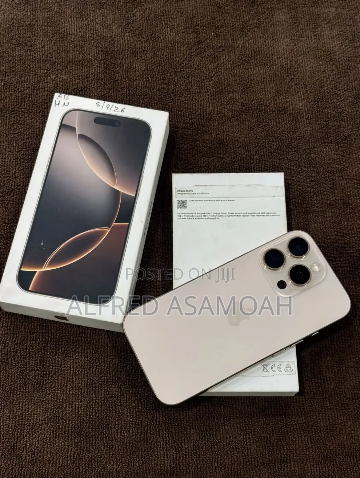 New Apple iPhone 16 Pro Max 256 GB Gold