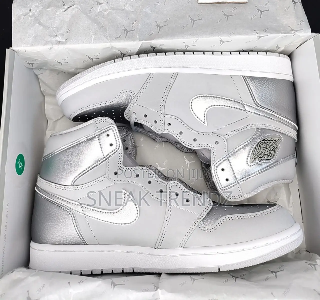 Air Jordan Retro 1 Silver Grey