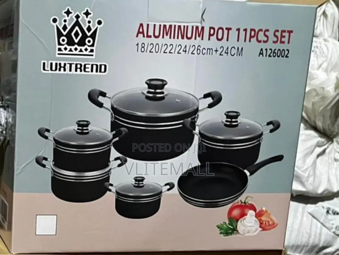 Aluminum Cooking Pot 11pcs
