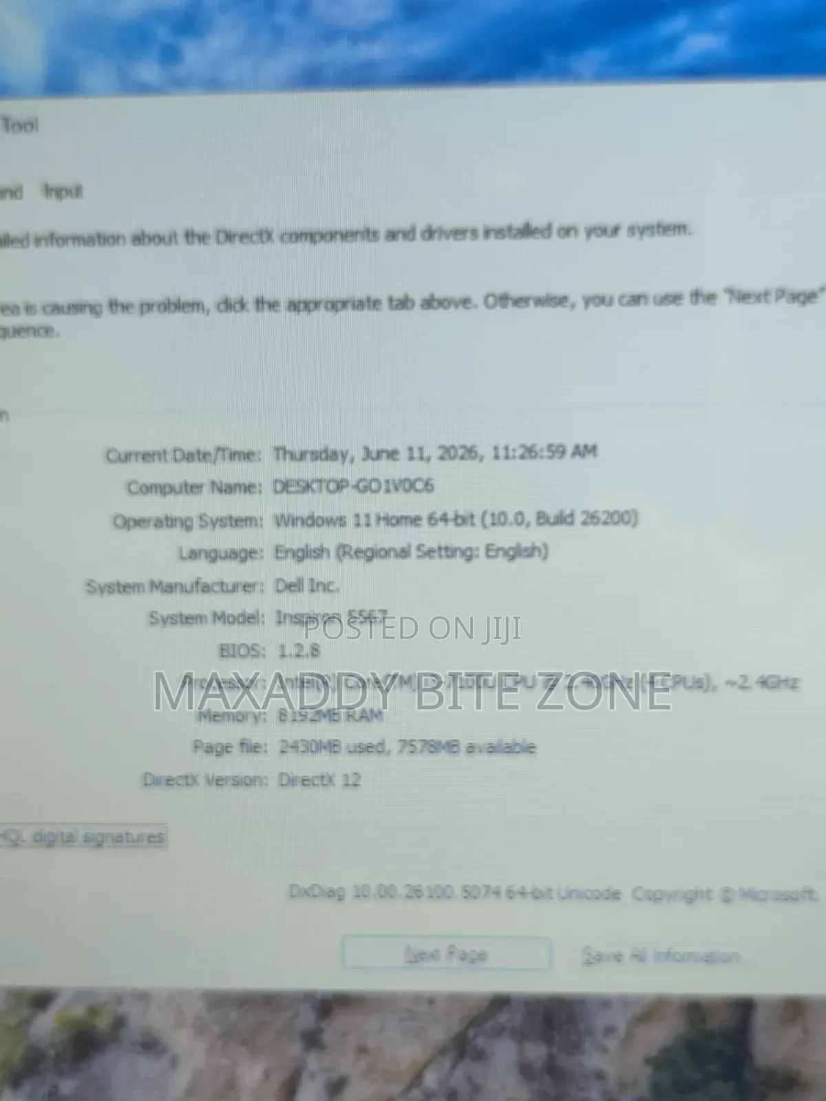 Laptop Dell Inspiron 15 3567 8GB Intel Core i3 SSD 256GB